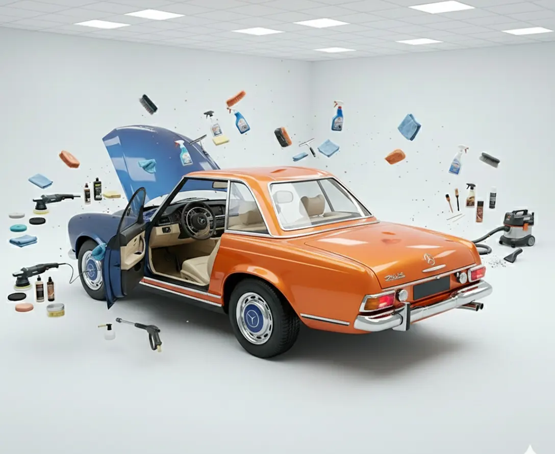 Professionelle Auto-Innenreinigung und Lederpflege bei AKTIV1 in Langenhagen – tiefenreine Polster und gepflegtes Cockpit.